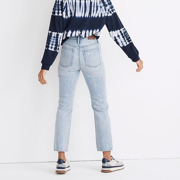 Madewell The Perfect Vintage Jean in Calabria Wash: Ripped Edition - Picture 2 of 9